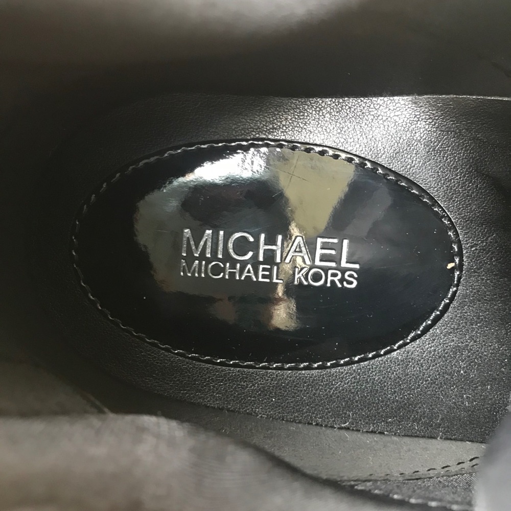Micheal Kors Olympia Sneakers Black Size 9M - Picture 16 of 16